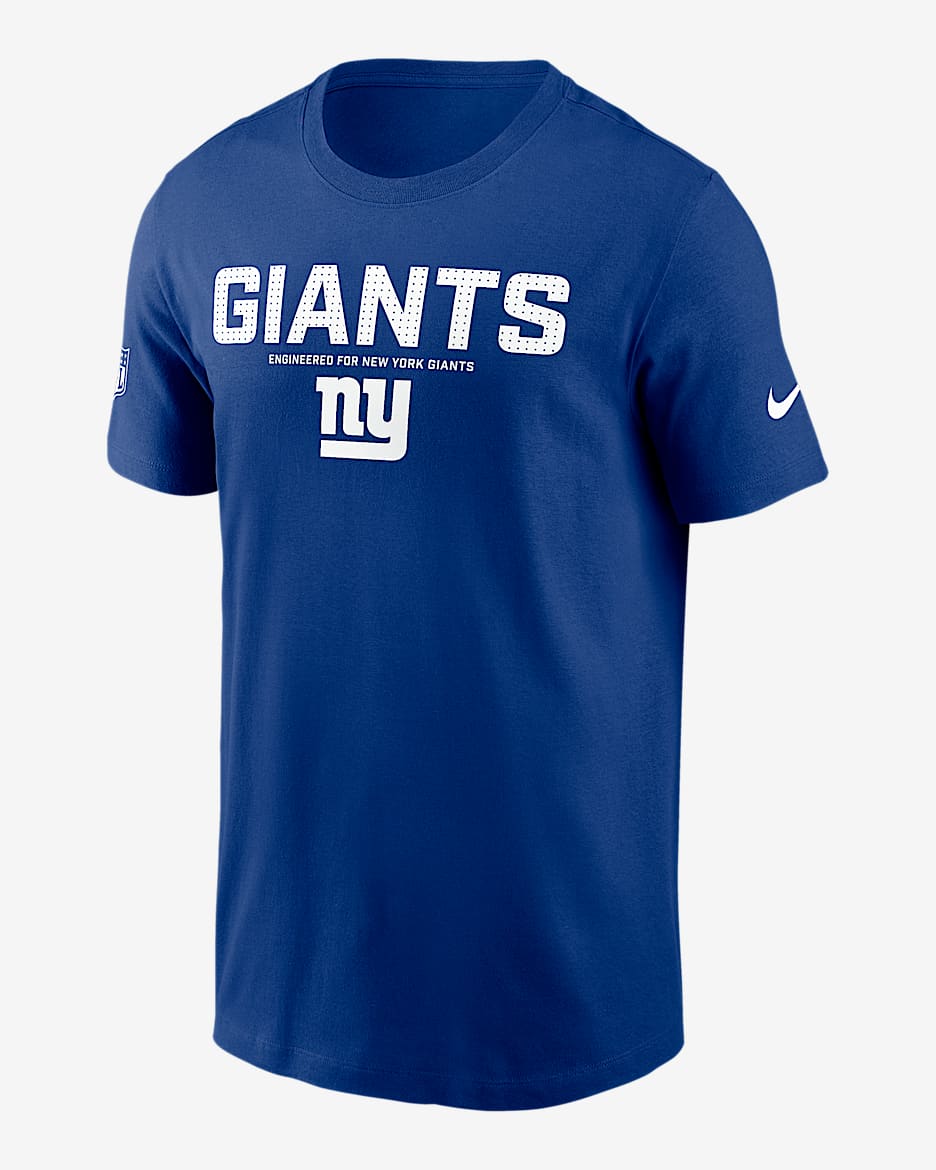 【NIKE】New York Giants Sideline Team Issue Club New York Giants Sideline Team Issue Men's Nike Dri-FIT NFL T